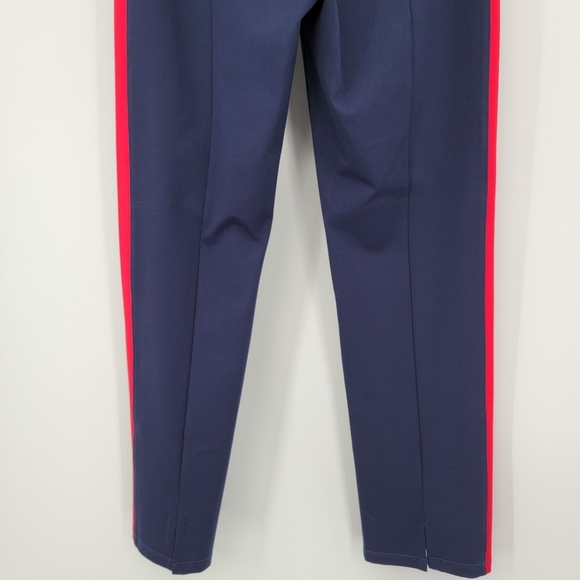 The Cause Collection Navy Red High Waist Pants 6 - Picture 7 of 15
